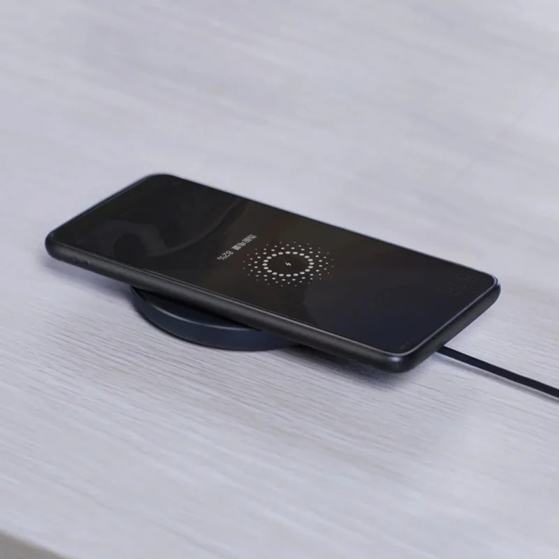 Оригинальное Беспроводное зарядное устройство Xiaomi Generic QC Edition силиконовая поверхность CNC AL Рамка для iPhone X/MIX 2S 5-7,5 W | Galaxy S9 5-10W