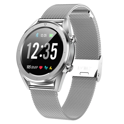 Silve steel Dehwsg DT28 smart watch P68 Водонепроницаемый Фитнес ЭКГ пульсометр Монитор артериального давления шагомер для измерения физической активности Носимых устройств - Цвет: Silve steel