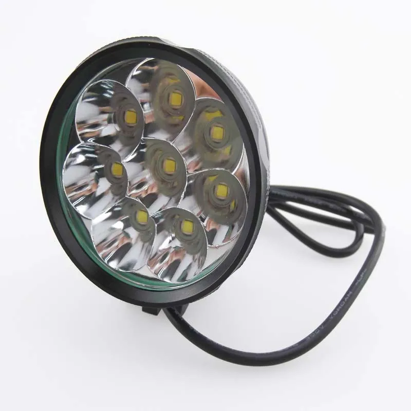 Светодиодный велосипедный фонарь высокой мощности 8xcree XM L2 U2 8000lm 5 режимов 6x18650 8000