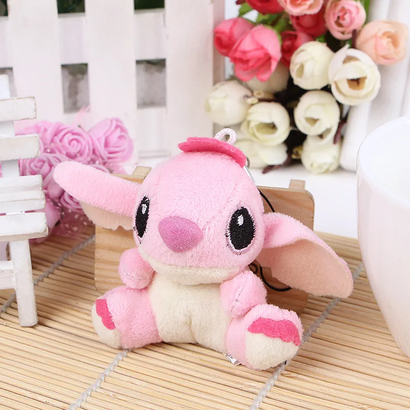 Высокое качество Kawaii Ститч плюшевые игрушки куклы аниме Лило и 7 см Стич брелок
