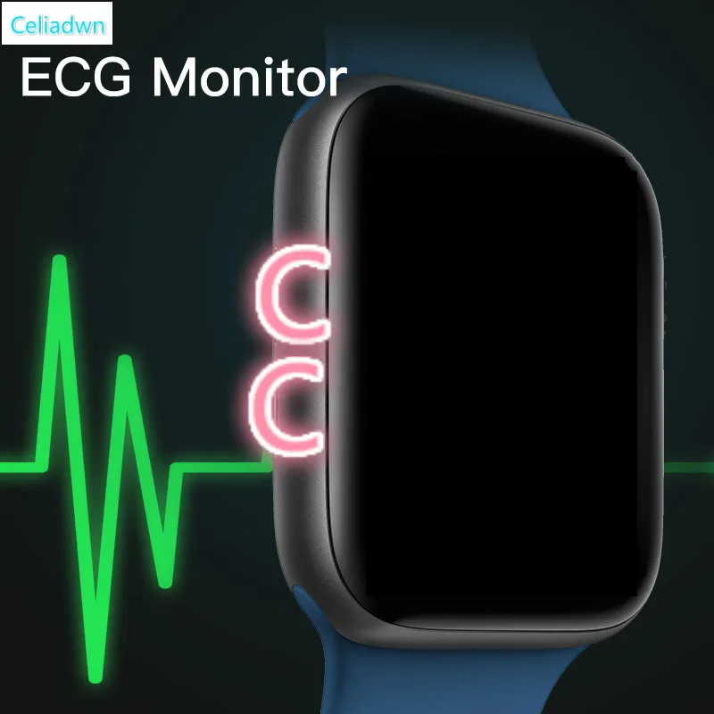 Bluetooth Смарт часы IWO 8 музыкальные 1:1 44 мм серия 4 для iPhone Android монитор сердечного