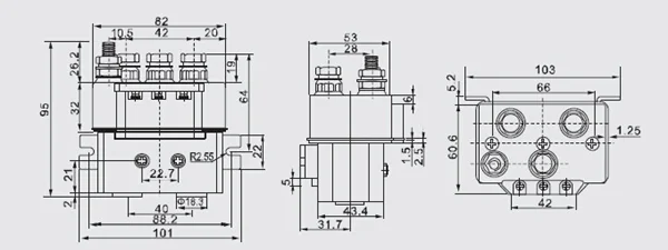 Rele 24vdc 250 A 450 A реле лебедки 12 v dc контактор лебедки реле лебедки 24v реле 24 V dc лебедка соленоида 12 вольт реле