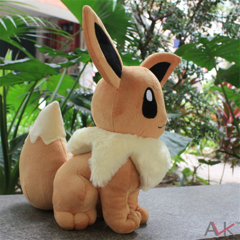 Аниме XY плюшевые игрушки Eevee Семейные Фильмы и ТВ куклы мягкие животные детские