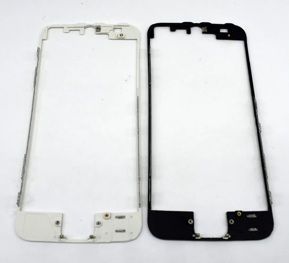10 шт./лот черный белый LCD и сенсорный экран Рамка передняя рамка поддерживающий