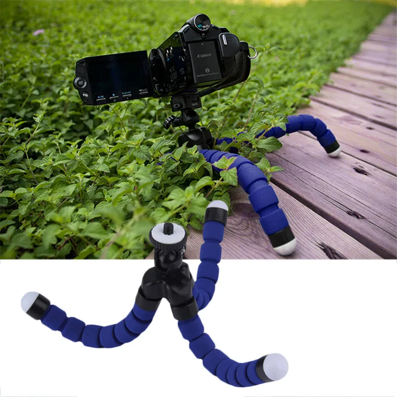 Мини штатив Гибкий губка Осьминог для Gopro экшн камеры iPhone Samsung Xiaomi Huawei Мобильный