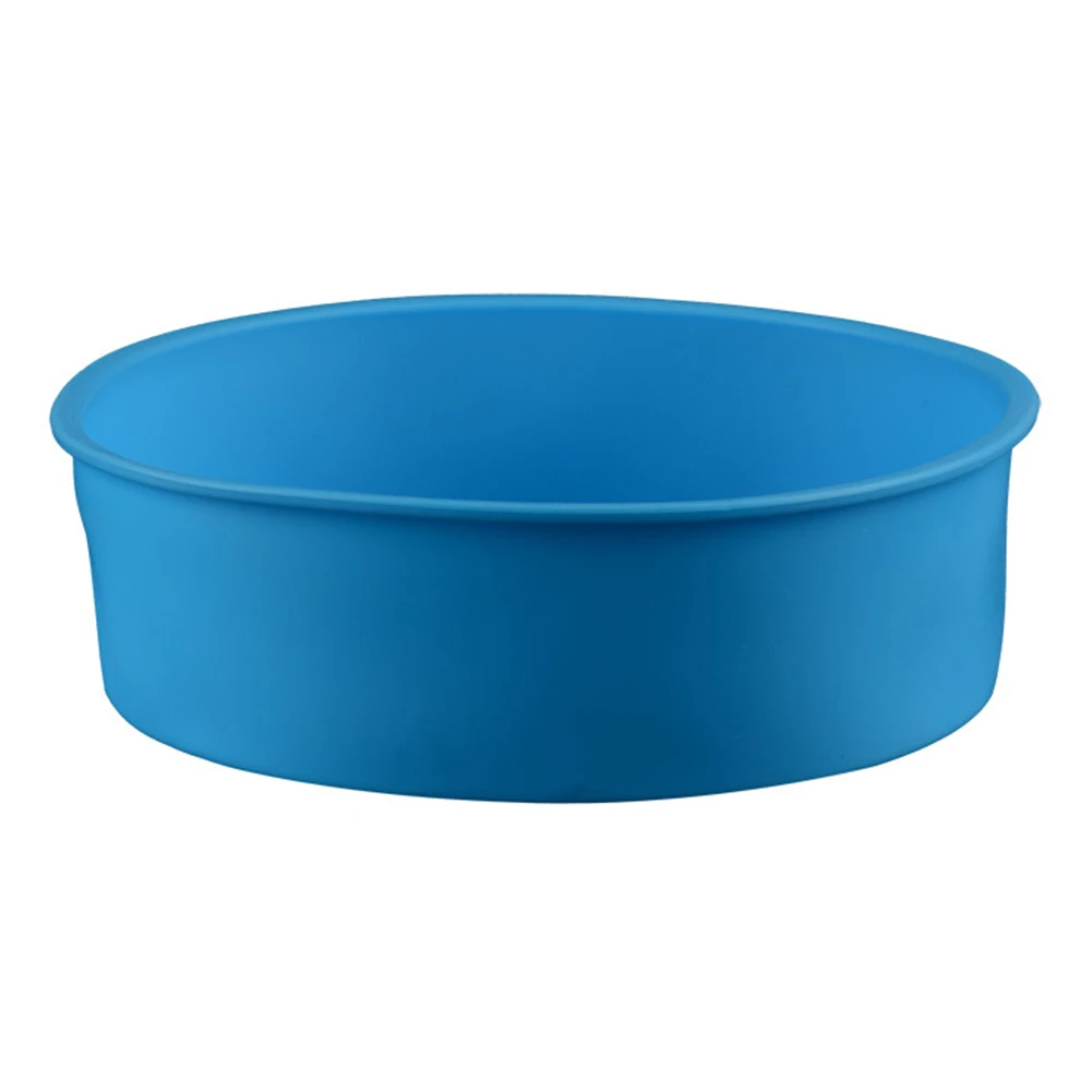 2 шт. антипригарная круглая форма практичная для выпечки DIY Форма прочный хлеб вечерние мусс силиконовой