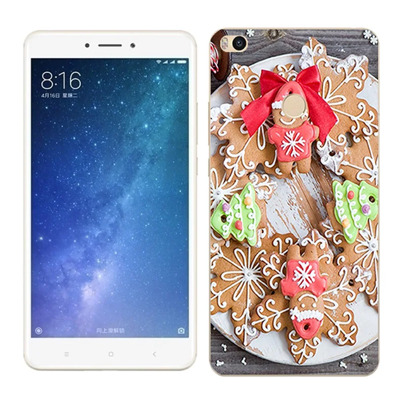 14 Чехол s для Xiaomi Mi Max2, мягкий силиконовый чехол для Xiaomi Mi Max 2 X'mas Day, окрашенный чехол для телефона xiomi Mi Max 2, Fundas - Цвет: 14