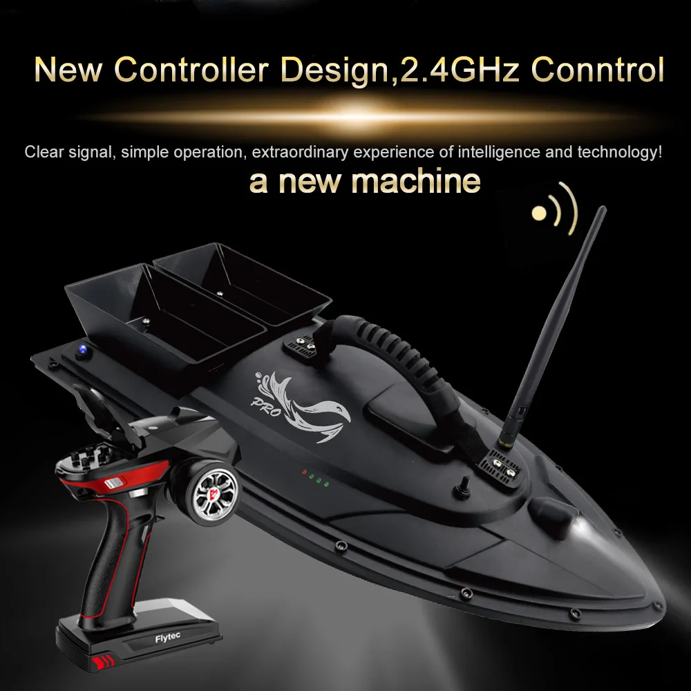 Flytec V500 RC лодка для доставки прикорма и оснастки обновленная версия 2011-5 пропорционального рулевого управления и позиционирования дроссельной заслонки Baiting двойной мотор и силос