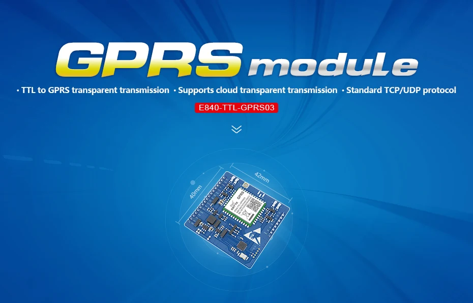 E840-TTL-GPRS03 GPRS модуль Прозрачная передача Quad Band AT Command GSM беспроводной приемопередатчик MICRO SIM держатель карты