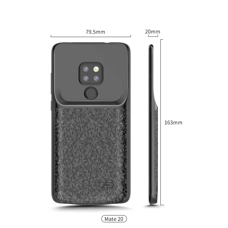 Ударопрочный чехол для зарядного устройства для huawei mate 20 Pro Чехол тонкий силиконовый внешний аккумулятор Зарядка задняя крышка для huawei mate 20 Lite