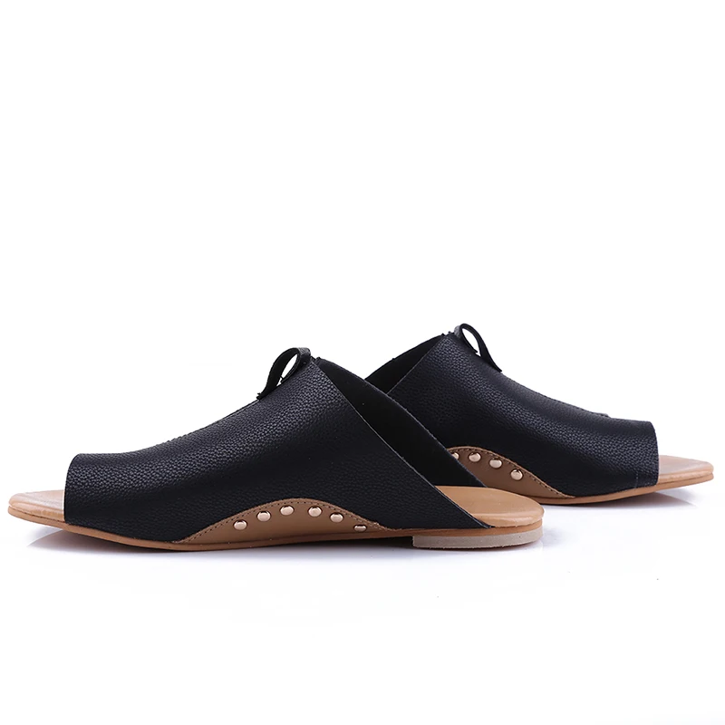 Zapatos Mujer Летние босоножки женская обувь на плоской подошве с ремешком щиколотке