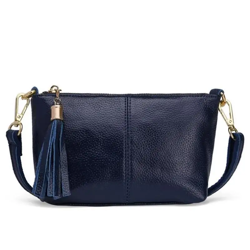 2020 Women Designer Bag 100% Genuine Leather Handbags Fashion Luxury Tassel Shoulder Bags Brand Girl Party Clutch Sac A Main | Багаж и