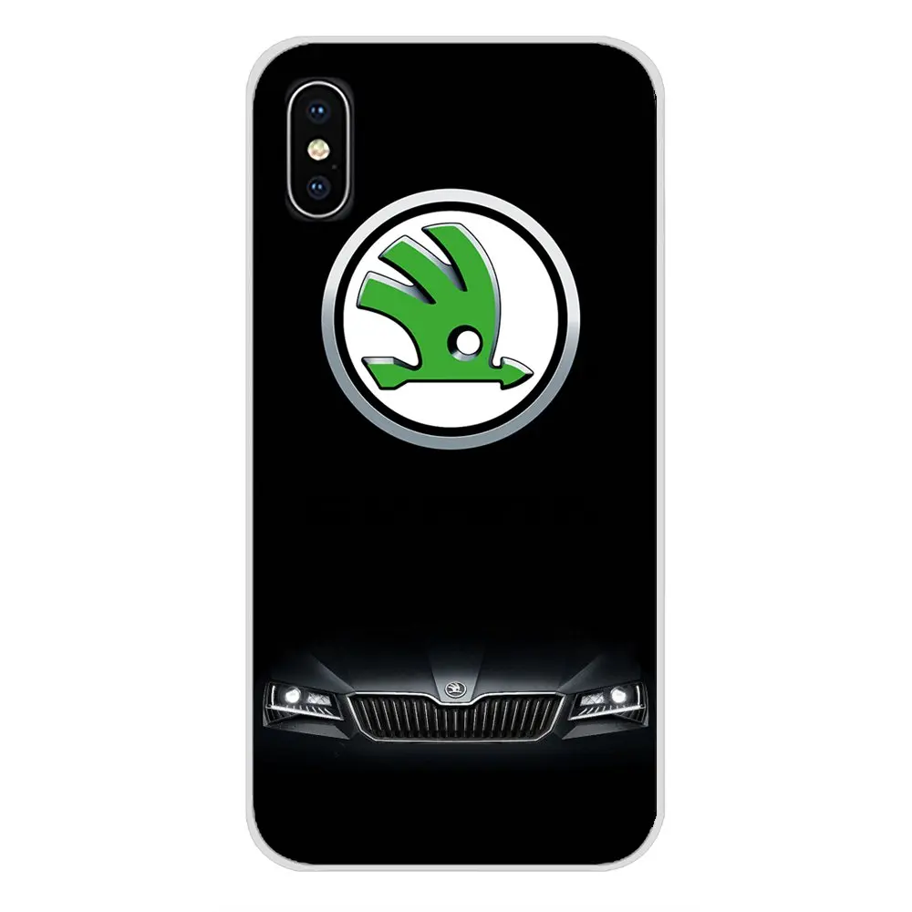 images 8 Для Apple iPhone X XR XS MAX 4 4S 5 5S 5C SE 6 6 S 7 8 Plus ipod touch 5 6 Skoda автомобильные аксессуары с логотипом чехлы для телефонов Чехлы - Цвет: images 8