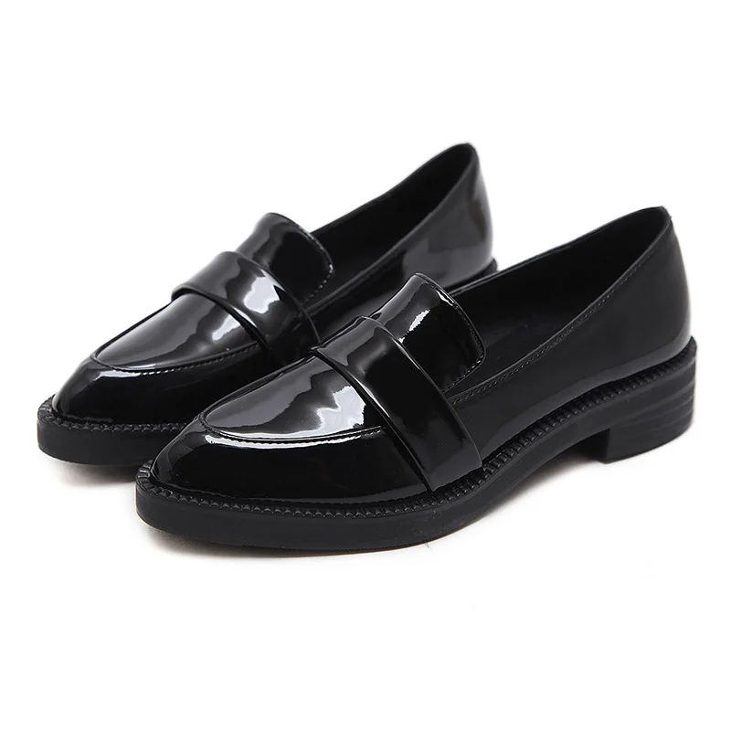 Консервативные женские туфли оксфорды ручной работы в британском стиле зимняя