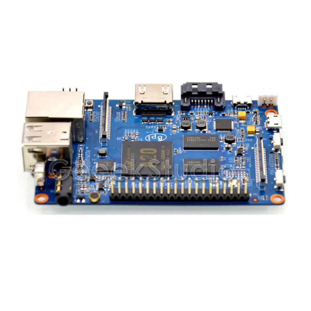 5 шт./упак.! Двухъядерный одноплатный компьютер Banana Pi M1 + Plus BPI-M1 SATA 1 ГБ ОЗУ