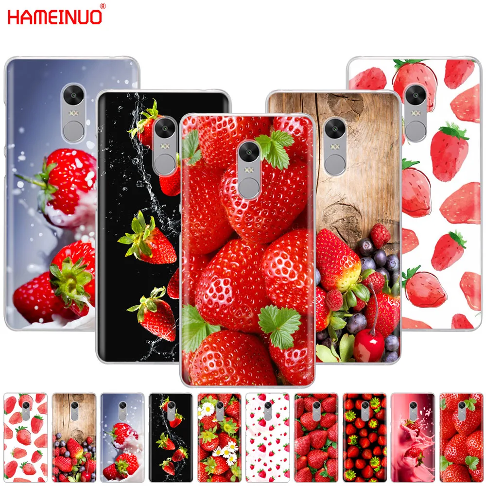HAMEINUO чехол для телефона с клубничным молоком и фруктами Xiaomi redmi 5 4 1 1s 2 3 3s pro PLUS note 4X