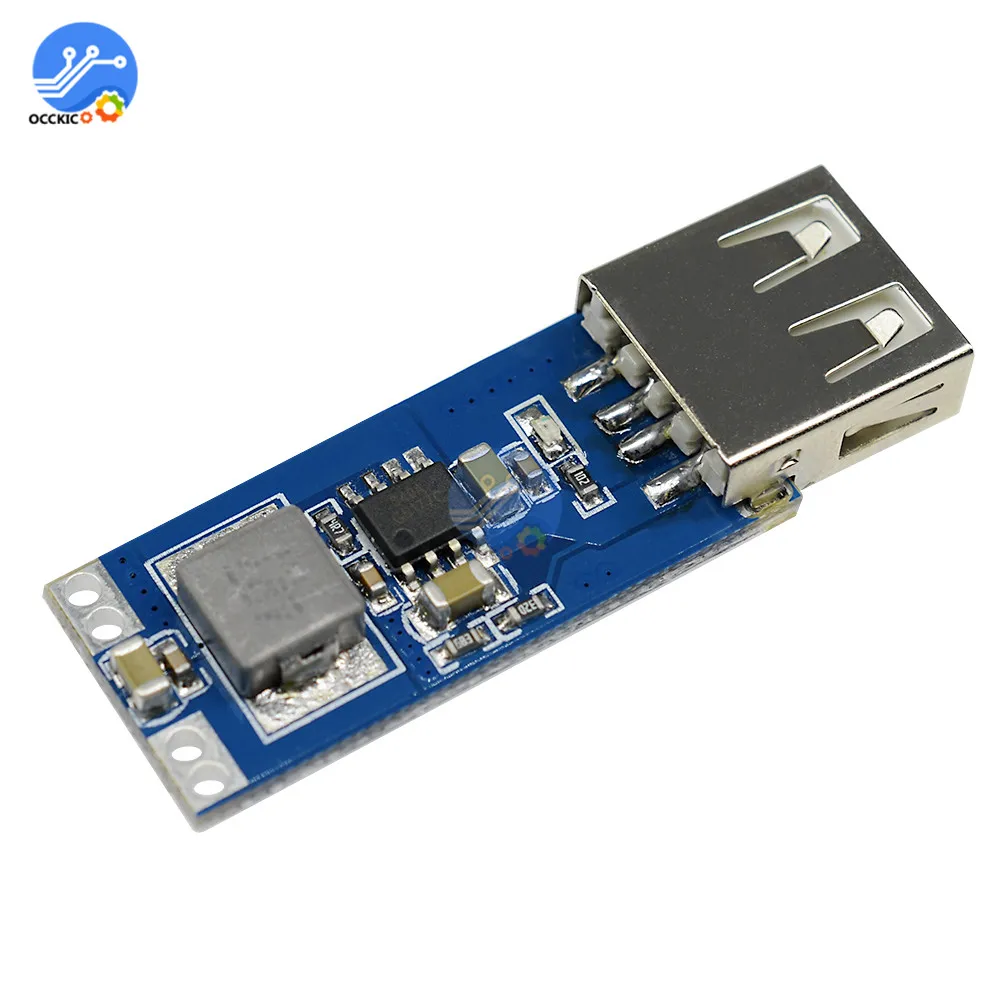 Регулируемый USB повышающий 3 В/3 7 в/4 2 в до 5 В USB-модуль зарядного устройства для