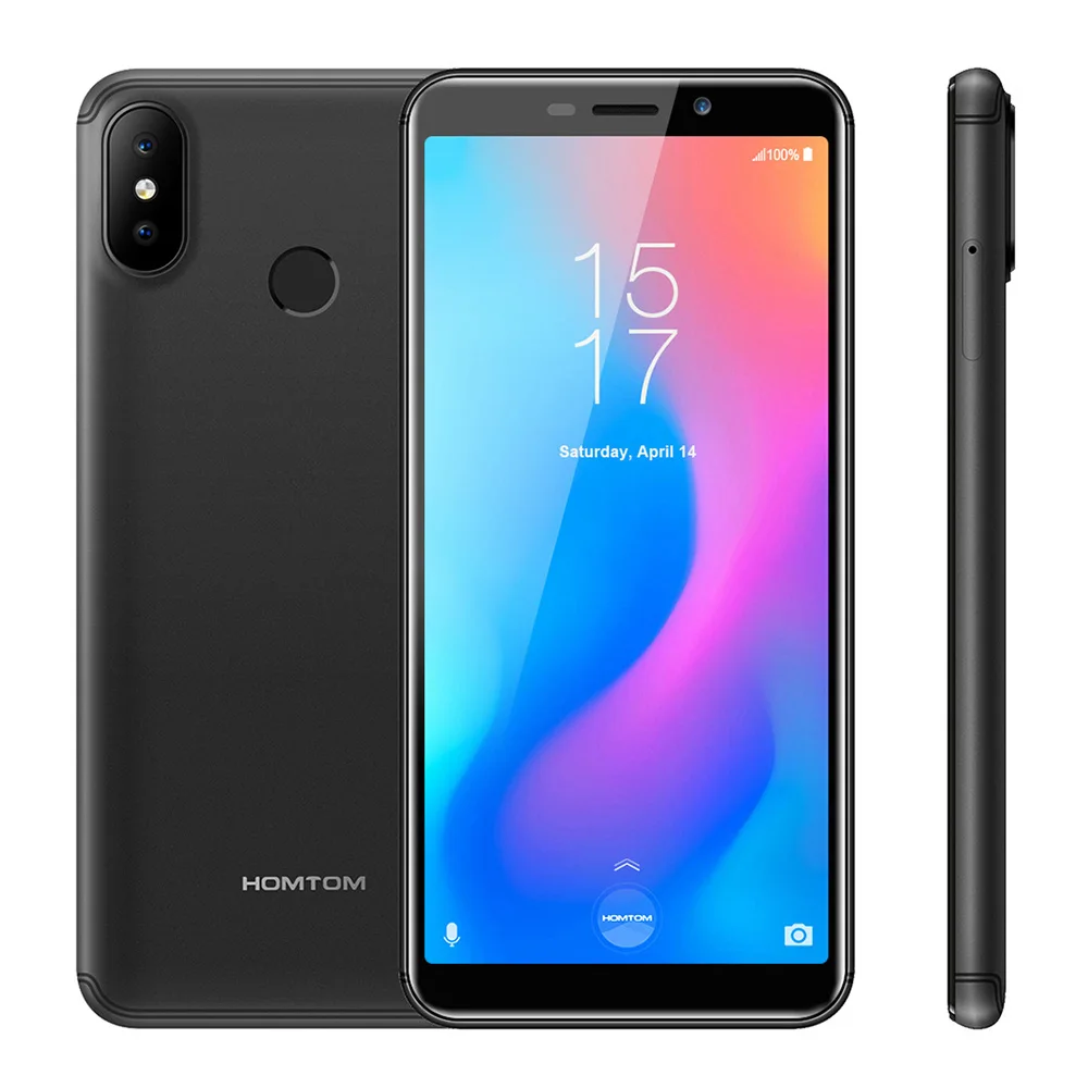 HOMTOM C2 4G смартфон 5 'ɺndroid 8 1 MTK6739 четырехъядерный 2 Гб ОЗУ 16 ПЗУ двойная камера OTA