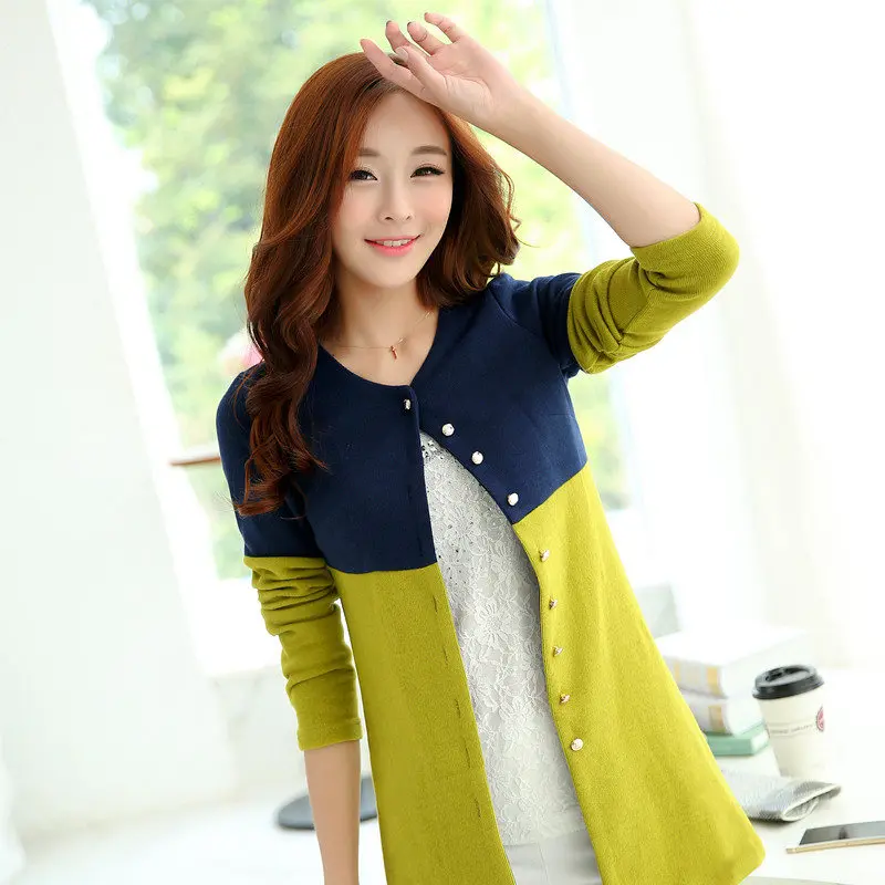 Куртка женская осенне осенняя длинная тонкая Повседневная Верхняя одежда для