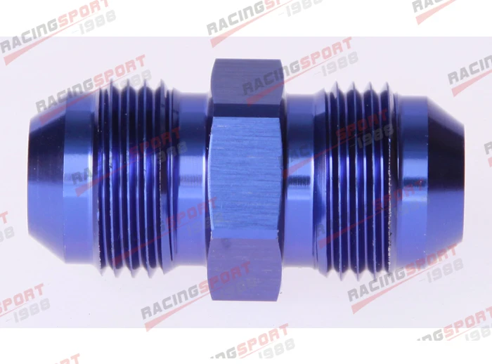 20 AN к AN20 Алюминиевый адаптер прямого соединения|adapter fitting|aluminum fittingsblue aluminum |