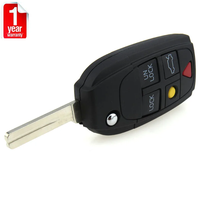 Чехол для автомобильного ключа складной чехол с 5 кнопками и 1 кнопкой подходит