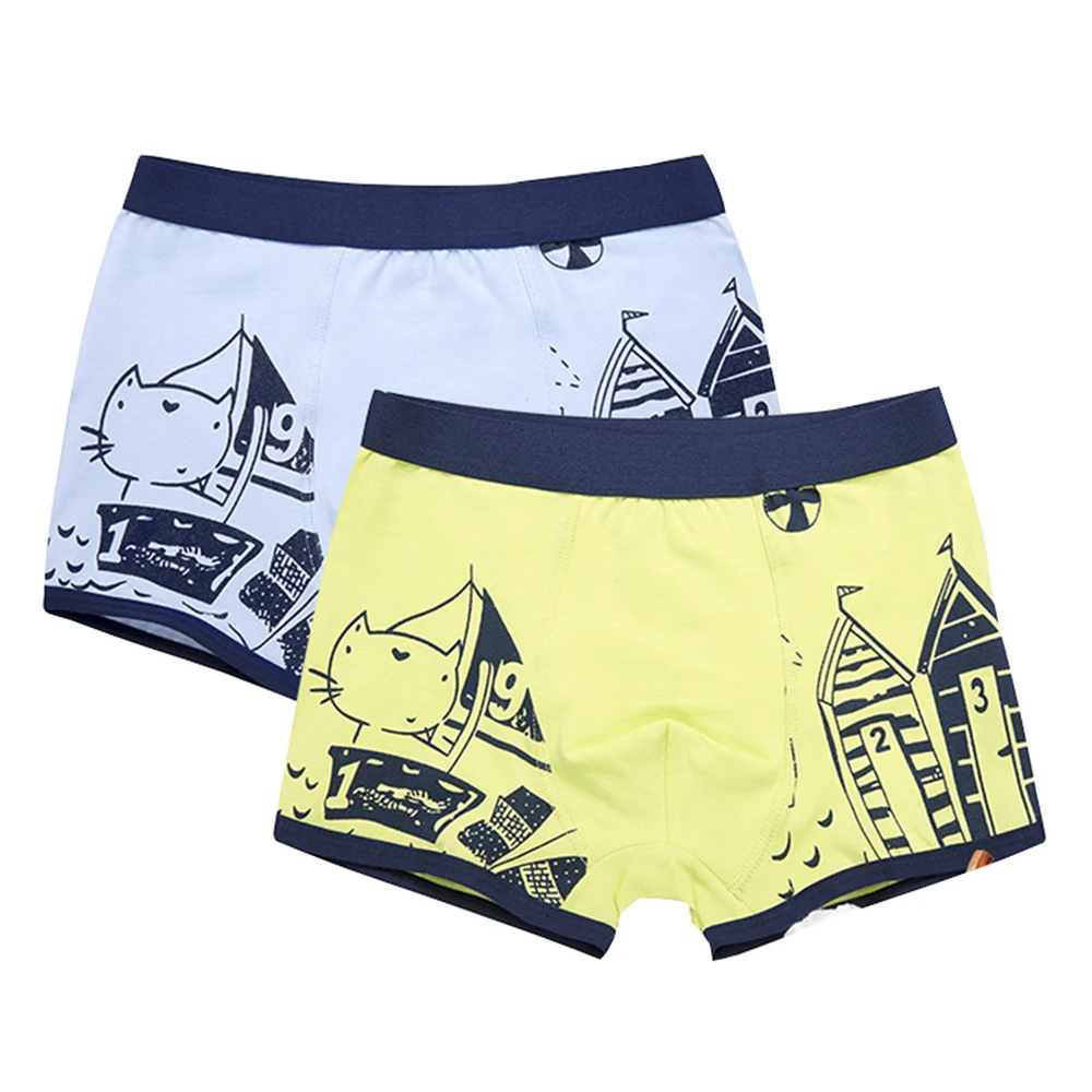 2 шт. в комплекте Мягкий хлопок полосой Нижнее белье для детей и подростков