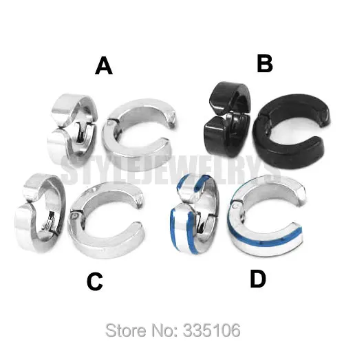 Не пирсинг сережки гвоздики для байкеров Нержавеющая сталь ювелирные изделия