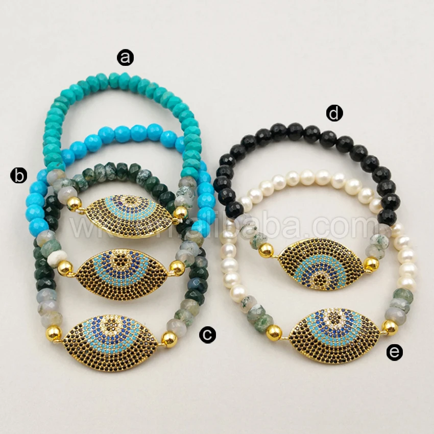 

WT-MB020 Wholesale Custom Charming Cubic Zircon Pave Oval Connector Bracelet With Adjustable Size Beads Chain For Lady