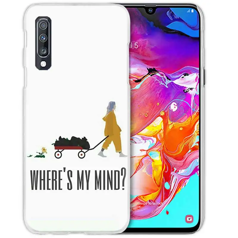 04 Billie Eilish Стиль чехол для samsung Galaxy A50 A70 A20e A40 A30 A20 A10 A8 A6 плюс A9 A7 Жесткий Прозрачный поликарбонатный чехол для телефона чехол - Цвет: 04