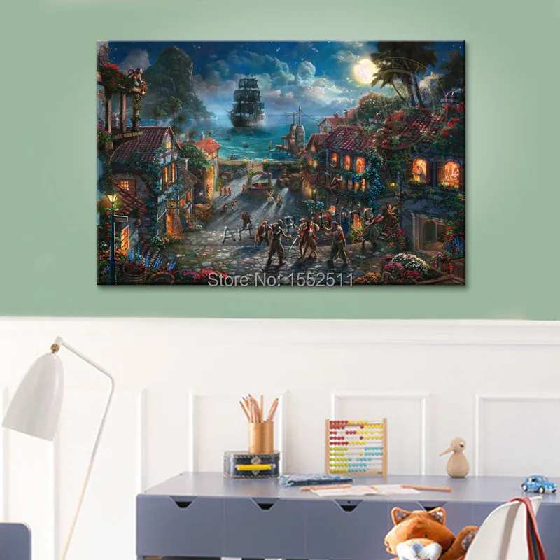 Томас Кинкейд плакат и печати живопись на холсте Wall Art картинки для гостиной Home