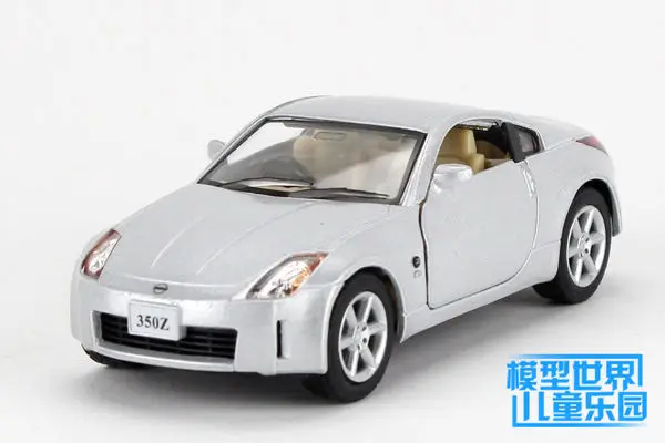 Высокая симуляция 1:34 Nissan 350Z, модель автомобиля из сплава, двухдверный спортивный автомобиль, модели игрушек