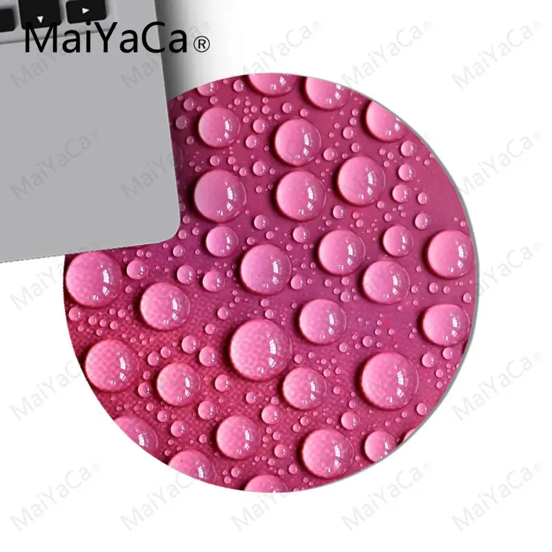 MaiYaCa розовый Серия Love Pig Beach Waterdrop высокоскоростной новый круглый коврик для мыши