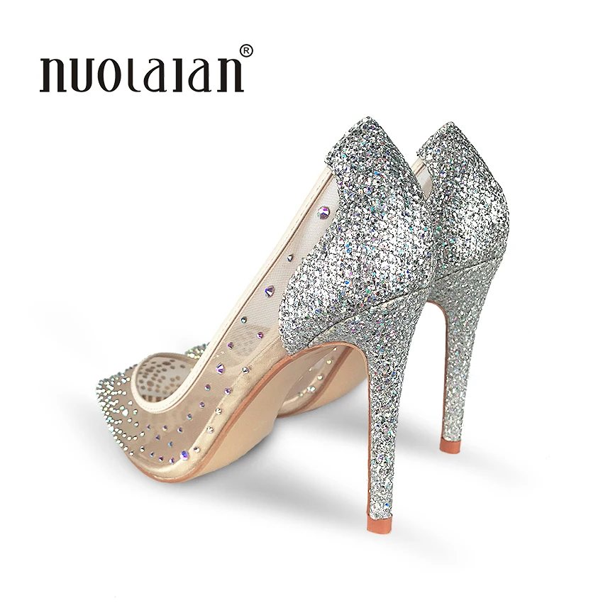Женские туфли лодочки на высоком каблуке с кристаллами|crystal high heel shoes|brand shoeshigh shoes |