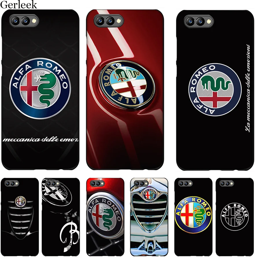 Чехол для мобильного телефона из ТПУ с логотипом Alfa Romeo Huawei Honor 6A 7X 7A 7C 8 8X 8C 9 Note 10 P30