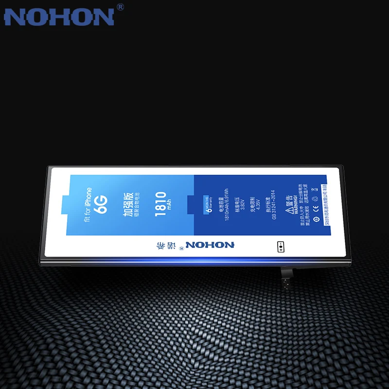 NOHON аккумуляторы Батареи Для Apple Iphone 6 6G 6S 7 8 SE 7G 8G батарея аккумулятор Запасные батарея Bateria Реальная Емкость Batarya батарейка Бесплатный Ремонт Станков С Розничным Пакетом
