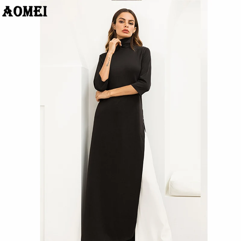 Осеннее платье для ретро в клетку женские рубашки платья мелкую консервативный