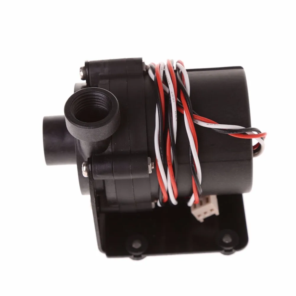DC 12V Водяной насос 500 L/H G1/4 вход и выход с железным кронштейном аксессуары для