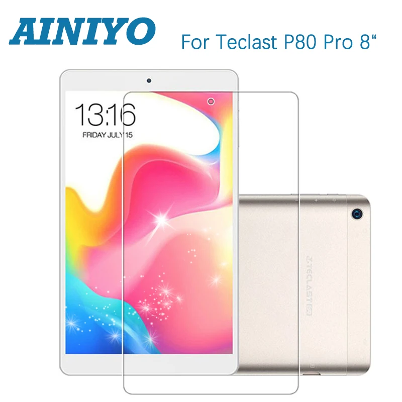 Закаленное стекло для планшетного ПК Teclast p80 pro 8 дюймов Защитная пленка экрана p80x
