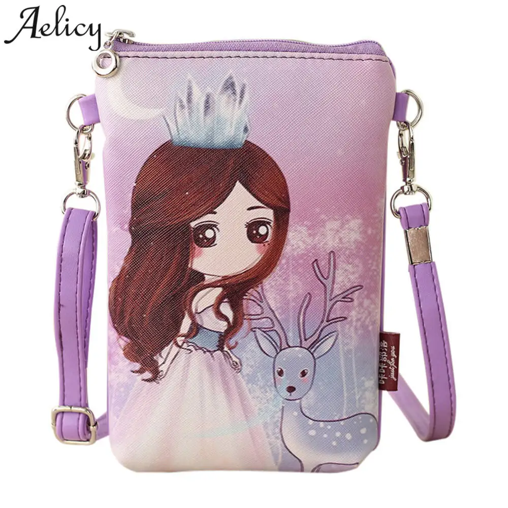Aelicy роскошные Мультяшные женские сумки мессенджеры маленькие на плечо Мини