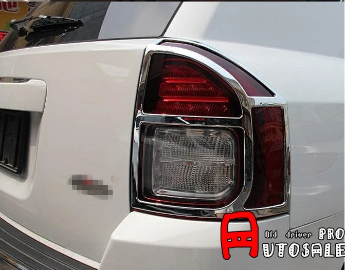 Задний фонарь для Jeep Compass 2011 2012 2013 2014 2015 из АБС-пластика хромированный отделка 2 шт.
