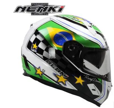 Мужской и Женский мотоциклетный шлем NENKI с полным покрытием теплый для зимы 856 |