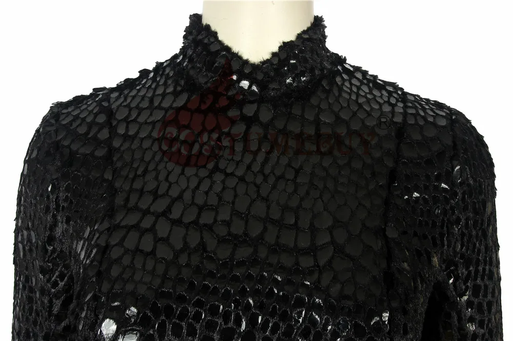 CostumeBuy Санса Старк костюм Игра престолов 8 костюмы Хэллоуин Косплей Леди Винтерфелл женское черное платье пояс для косплея