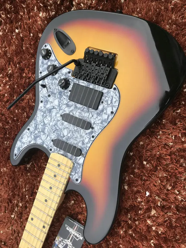Custom guitar shop Kramer electric original and genuine floyd rose sunburst color | Спорт и развлечения