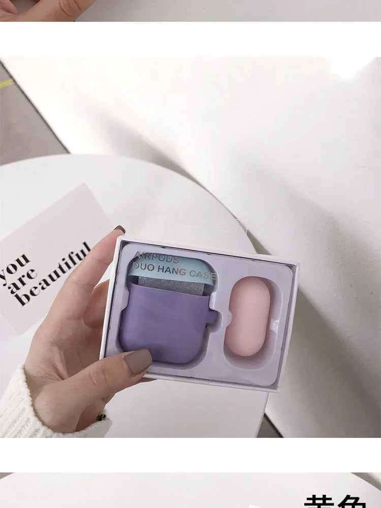 ТПУ Силиконовые Bluetooth беспроводные наушники чехол для Airpods защитный чехол Аксессуары для кожи для Apple Airpods зарядная коробка
