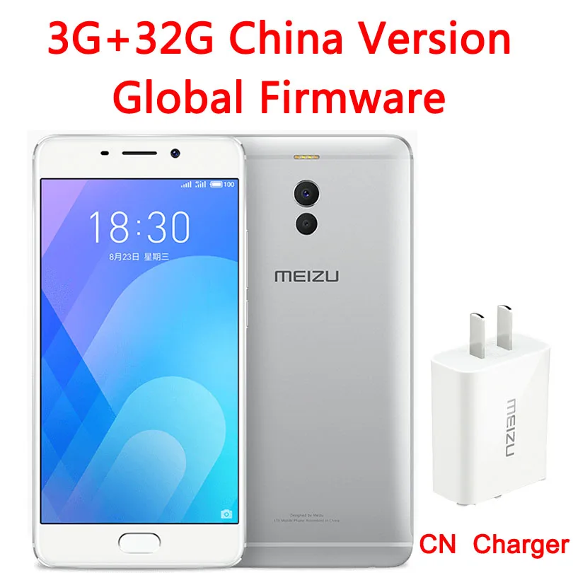 Meizu M6 примечание 6, Всемирная Версия прошивки, 3 Гб Оперативная память 32GB Встроенная память 4 аппарат не привязан к оператору сотовой связи Snapdragon 625 Octa Core 5," FHD bluetooth сотовый телефон металлический корпус - Цвет: 3G 32GB Silver