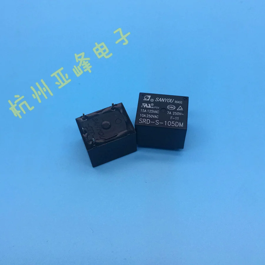 SANYOU SRD-S-105DM SRD-S-112DM SRD-S-124DM SRD-S-148DM 4 Пина 10A 5VDC 12VDC 24VDC 48VDC Мощность реле