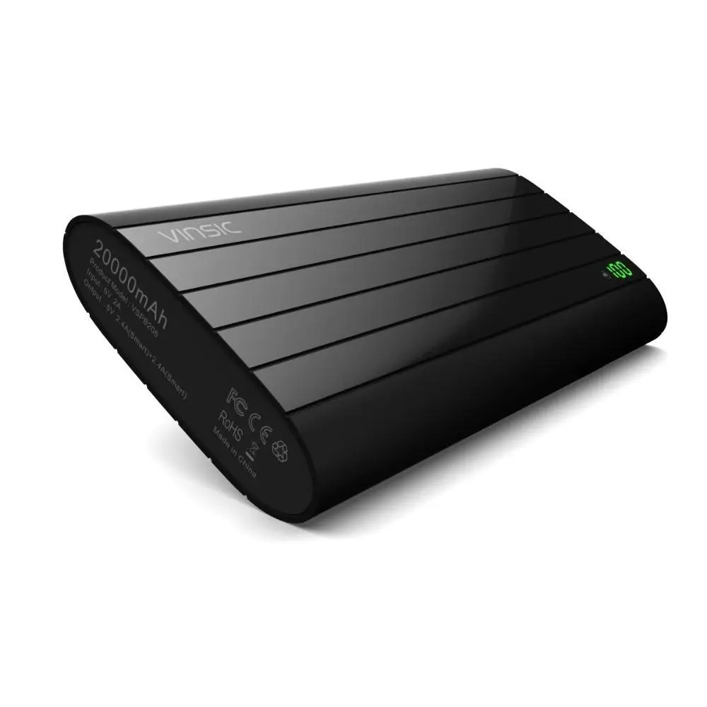 Из России) Vinsic Iron P6 20000 mAh внешний аккумулятор зарядное устройство двойной USB