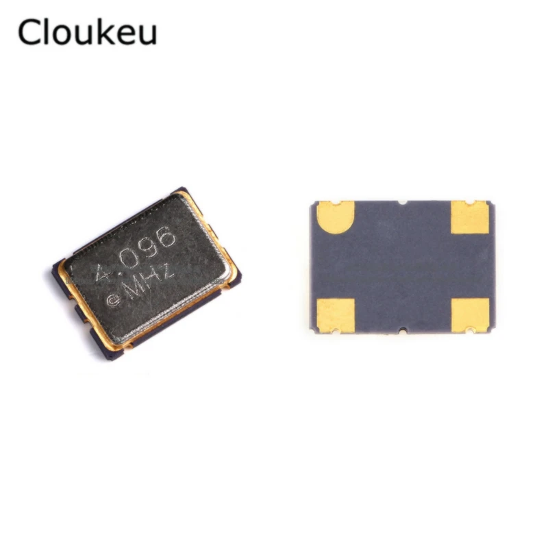 7050 4 096 MHz 25PPM 3 V SMT активный кварцевый генератор 5070 резонатор 5*7 мм|Соединители| |