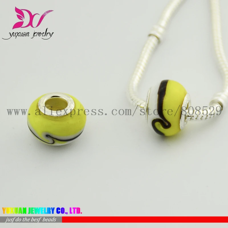 Стеклянные бусины круглой формы со стразами 10 шт./лот сделай сам с большими