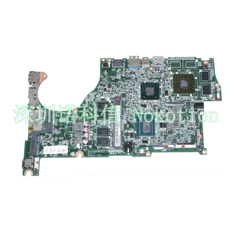 NOKOTION DA0ZQKMB8E0 для acer Aspire V5-572 V5-572G Материнская плата ноутбука I7-3537 GT740M графика
